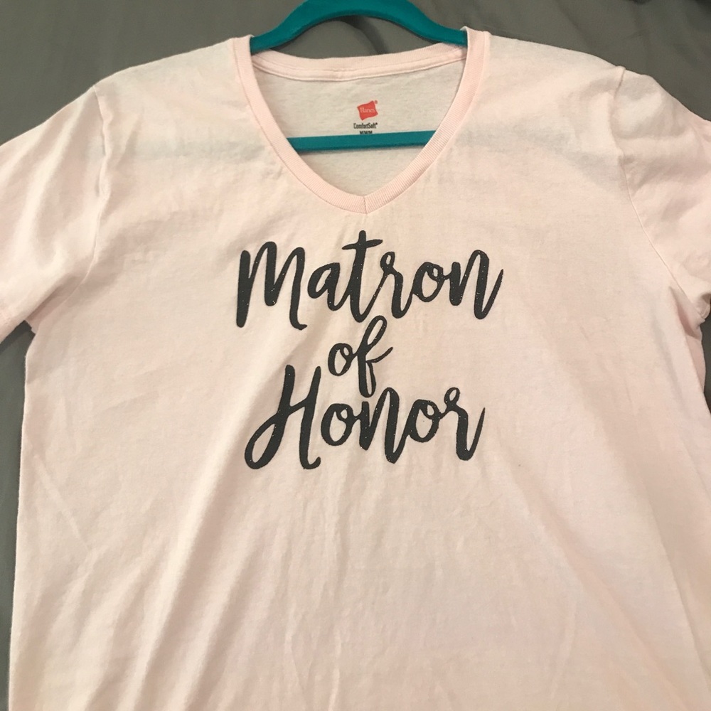 ‼️BOGO Light Pink Matron of Honor Tee